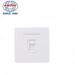 ANSHI RJ45 86x86mm Single Hole Panel Telecommunication Face Plate