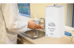 China Triple Mounted Automatic Touchless Kitchen Soap Dispenser 1000ml Capacity supplier