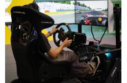 China 1000Hz Servo Motor Force Feedback Steering Wheel Sim Racing Rig supplier