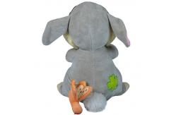 China Stuffed Animated Plush Christmas Toys Rabbit Style Big Teeth 30CM Height supplier