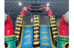 China Supplier Inflatable Obstacle Courses Danger Zone Theme Games Jumping Castle supplier