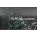 High Transmittance Clear Patterned Tempered Glass For Doors And Widows