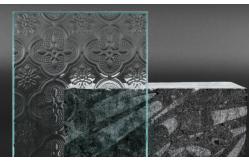 China High Transmittance Clear Patterned Tempered Glass For Doors And Widows supplier