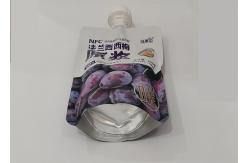 China Custom Printing Reusable Liquid Spout Pouch Baby Food Packaging For Fruit Pulp supplier