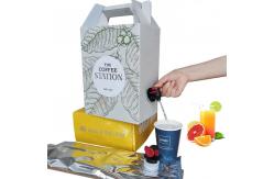 China Aseptic Commercial Square / Rectangular Cold Brew Coffee Dispenser With Vitop Tap supplier
