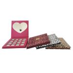 Cmyk Printing Cardboard Make Up Packaging Box Cosmetic Magnetic Lid Eyeshadow Palette Box for sale