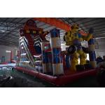 Waterproof Inflatable Fun City , Blow Up Robot World Bouncy Jumping Castles