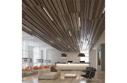 China U Shaped Open Multi Panel Ceiling Plain Pattern 0.5mm Thickness supplier