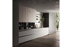 China Luxury Lacquer Kitchen Cabinet Modern White Kitchen Cabinets Customized supplier