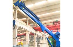 China 25t Electro Pedestal Deck Lifting Telescopic Boom Crane supplier