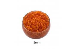 China 10g / Bag No Smell Glitter Orange Recycled Shredded Paper Crinkle Paper supplier