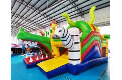 China Alligator Bouncy Castle Inflatable Bouncer Slide Digital Printing supplier