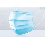 Nose Clip Non Irritating Blue Breathable Medical Mouth Mask for sale