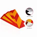 Aluminium Rear Marking Reflective Sticker Plate High Visibility Bumper Stickers For Car for sale