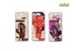 China Xmas Style Slipper Shaped Shamood Air Freshener Car Hanging supplier