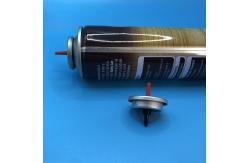 China Normal Temperature Gas Lighter Refill Valve with Mounting Cup Down Dimples supplier