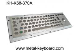 China IP65 Explosion Proof Keyboard , Metal Industrial Keyboard With Trackball supplier