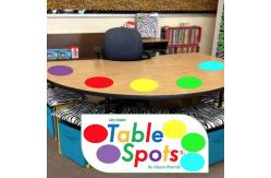 China Removable Reusable Reusable Dry Erase Table Dots ODM Table Spots Classroom supplier