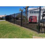 Decorative Yard Fence Powder Coated Finish No Dig Easy to Install Low Maintenance for sale