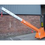 5000KGS 5 Tonne Fork Mounted Jib Forklift Attachment Powder Coating Surface