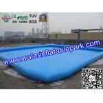 Large Square Inflatable Water Pool Outdoor Toys / Inflatable Swimming Pools for sale