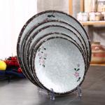 Contemporary Melamine Dinner Plates - Perfect for BBQ Functions for sale