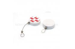 China 3M Adhesive Anti Theft Retractable Security Cable With ABS Shell supplier