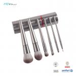 Custom Logo Vegan 6pcs Makeup Brush Gift Set With Cosmetic Holder for sale