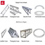 6061 Aluminum Square Truss For  Hanging Light Circle Truss for sale
