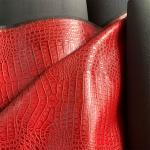 Woven Faux Crocodile Skin Fabric Abrasion Resistant 2.5mm  Thickness for sale