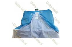 China Mesh Screen Urology TUR Disposable Sterile Drape With Pouch / Finger Cot supplier