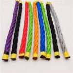 4 Strand Polyester Combination Rope UV stabilized With Steel Core for sale