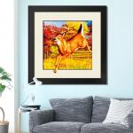 Custom Posters 3 Dimensional Pictures 40x40 Cm Giraffe Large Size