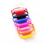 2GB 4GB 8GB 16GB 32GB Silicone Wristband USB Bracelet Shapes Rohs approved for sale