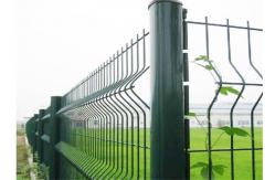 China 150mm Rectangle Hole 3D Welded Triangle Bends Railway Wire Mesh Fence in garden supplier