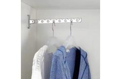 China Creative Foldable Bath Towel Hooks Strip Coat Rack Wall Mounted Hanger Bathroom Hotel supplier