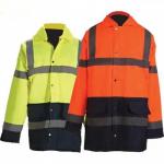 Customized Color High Visibility Safety Jacket 100% Polyester 300d Material for sale