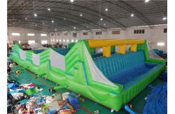 China Fire Retardant Inflatable Backyard Obstacle Course For Adults Hand Drawing supplier