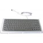 Rugged Industrial Stainless Steel Panel Mount Keyboard With 12 Function Keys for sale