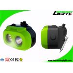 Antistatic LED Mining Cap Lamp 15000lux Brightness With Tracking Technology for sale