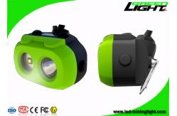 China Antistatic LED Mining Cap Lamp 15000lux Brightness With Tracking Technology supplier