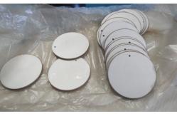 China P8 P4 Material Round Piezoelectric Ceramic Discs / Piezo Ceramic Disc 43 X 2mm supplier