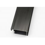 H Shape Anodized Bronze Black Sliding Window Aluminium Profile Customized