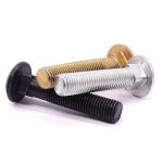 Yellow Zinc Grade 4.8 Carbon Steel Carriage Bolts Yellow Zinc Square Neck Bolts Cup Head Square Neck Bolts for sale