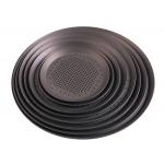                  Rk Bakeware China-Hard Coat Perforated Thin Crust Round Pizza Tray             