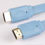 Flat Audio Link Cable HDMI wire , usb audio cable Customized Length