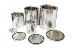 China 22L Large Square Tin Can CMYK Chemical Oil Pail Bucket supplier