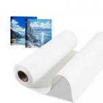 Excellent Compatibility With Eco Solvent UV And Latex Ink 280g Matte Polyester Canvas Rolls for sale