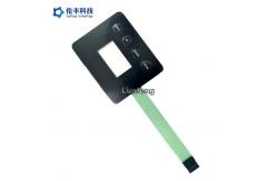 China Glossy Surface Tactile Membrane Switch Overlay Transparent LCD Window supplier