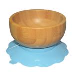 Bamboo Baby Silicone Bowl Divided Irregular Bear Shape Eco Friendly Tableware for sale
